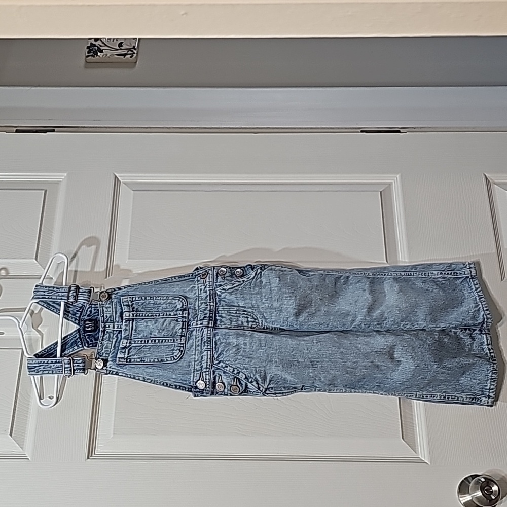 GAP denim girls overalls, light wash, size XS